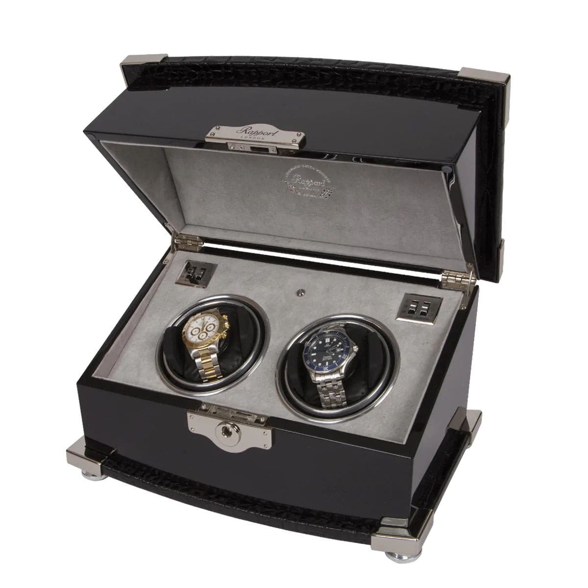 Serpentine Duo Watch Winder by Rapport London | Time Keeper.