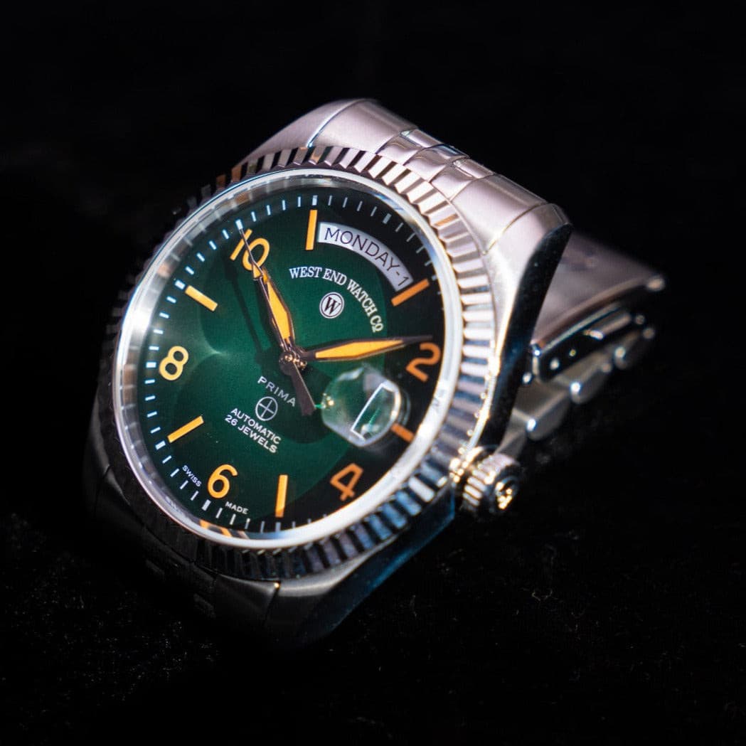 Classic 41 Green/Org by West End | Time Keeper.