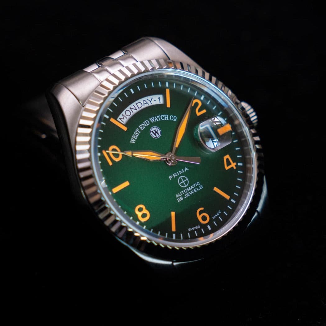 Classic 41 Green/Org by West End | Time Keeper.