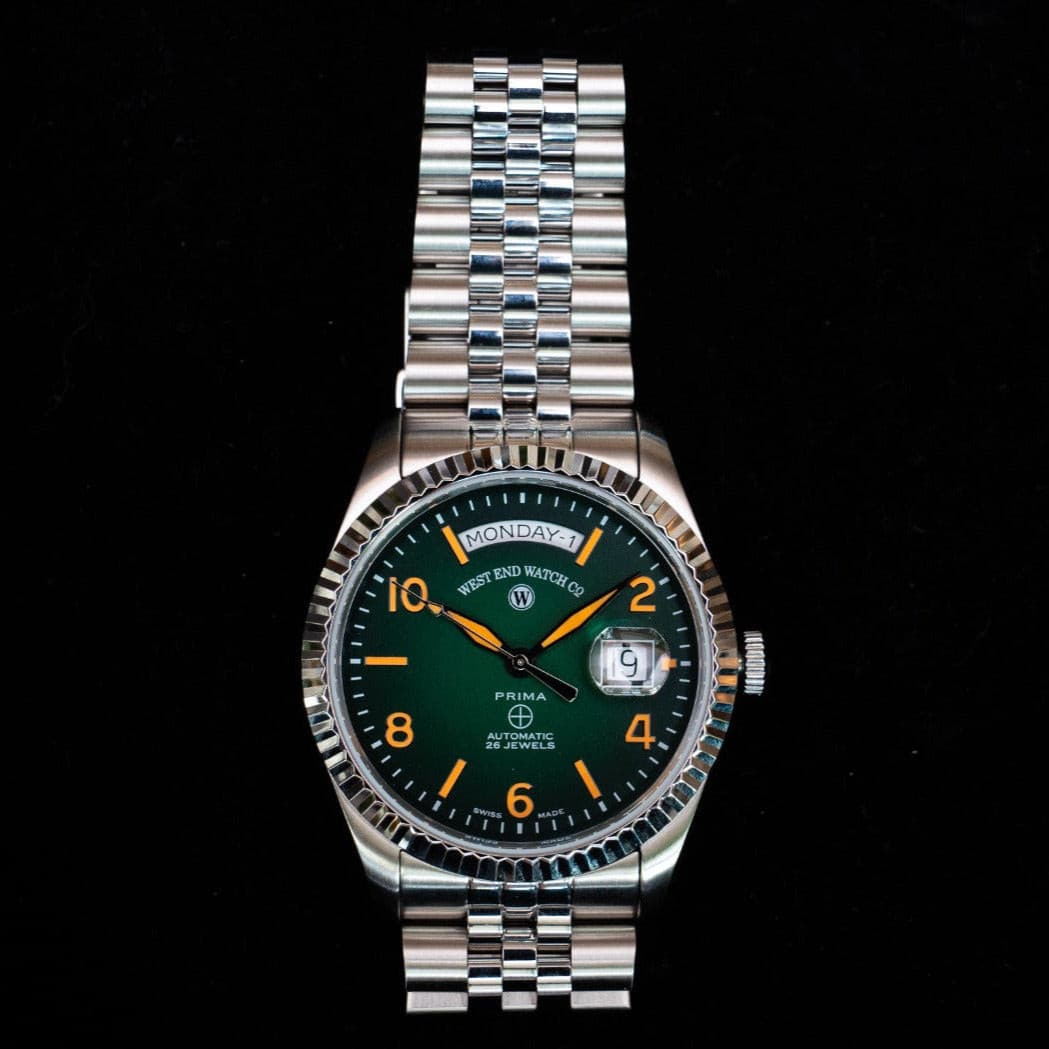 Classic 41 Green/Org by  West End |  Time Keeper.