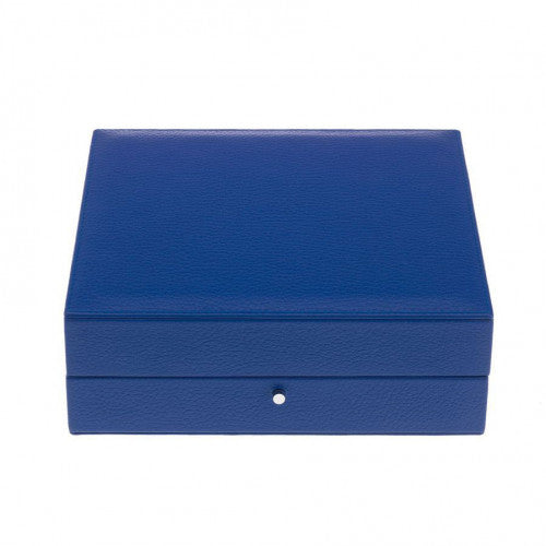 Berkeley Blue 12 Cufflink Box by Rapport London | Time Keeper.