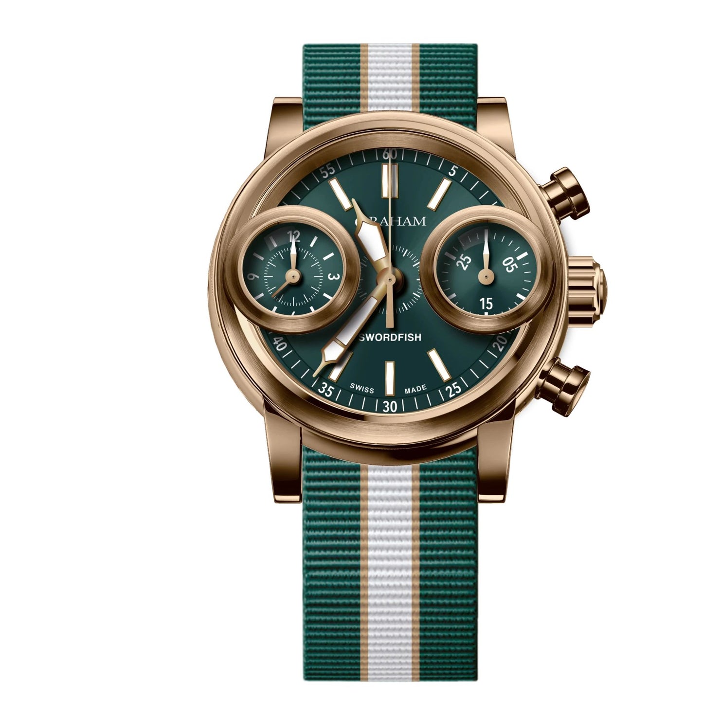 Swordfish Bronze Green by Graham | Time Keeper.
