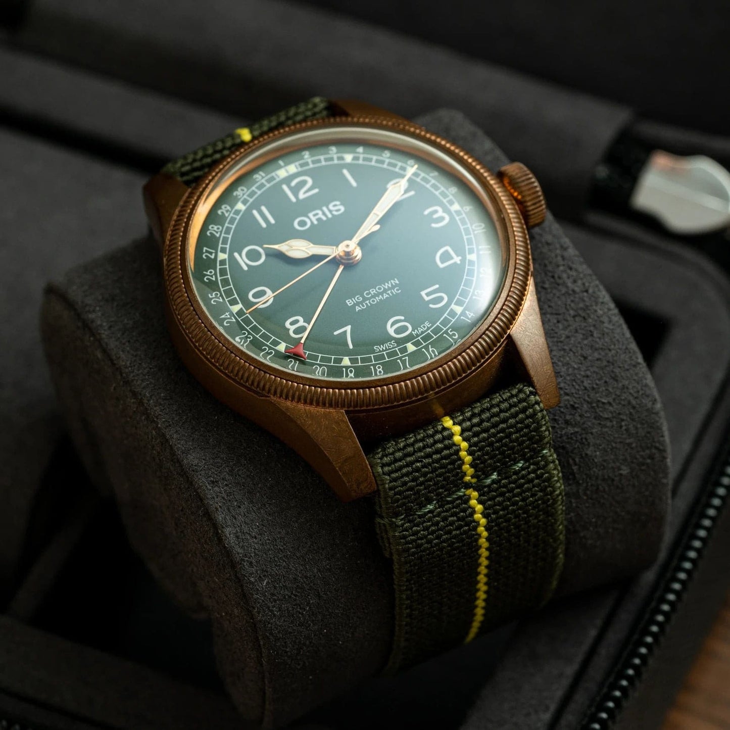 Elastic Loop Green/Yellow by Delugs Straps | Time Keeper.