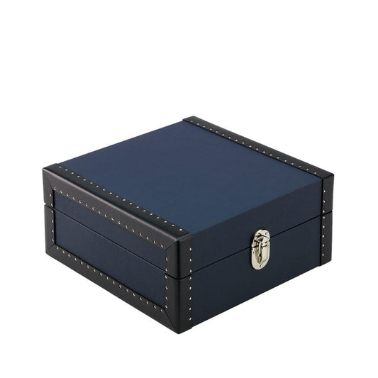 Kensington Blue 6 Watch Box by  Rapport London |  Time Keeper.