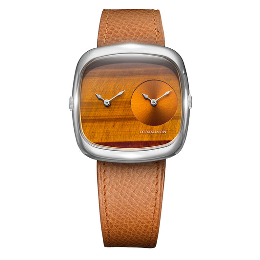 ALD Dual Time – Tiger Eye - Sunray In Steel