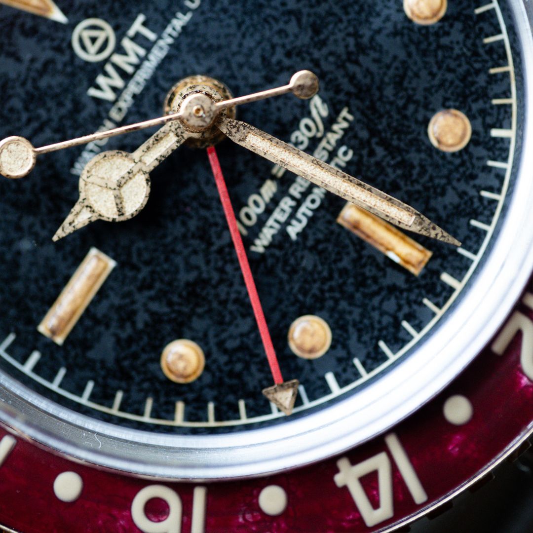 Panton MKII – Black Dial / Heavy Aged