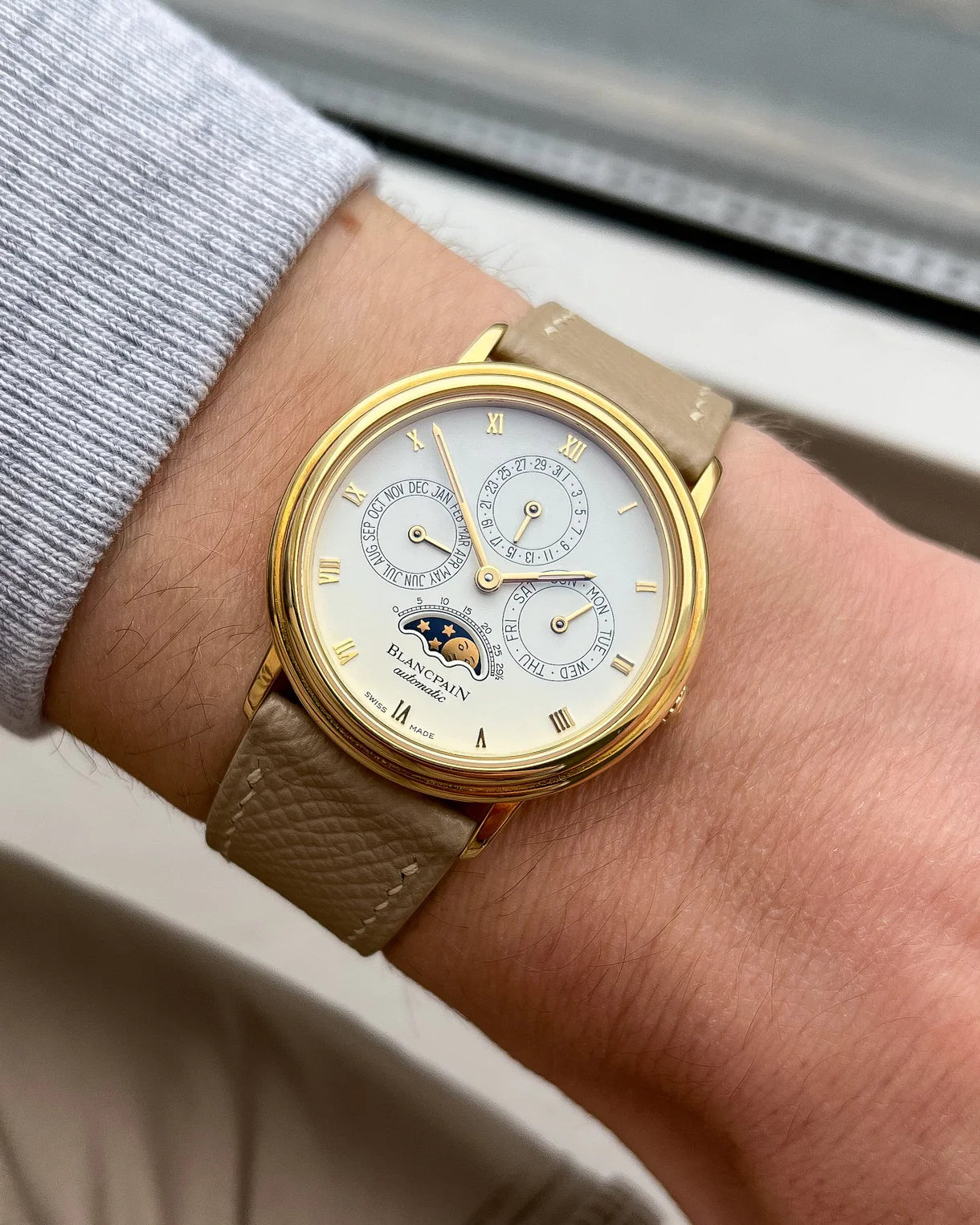 Cream Epsom Slim Strap