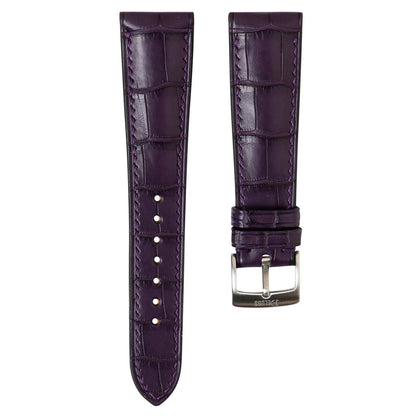 Matte Purple Alligator Signature Strap