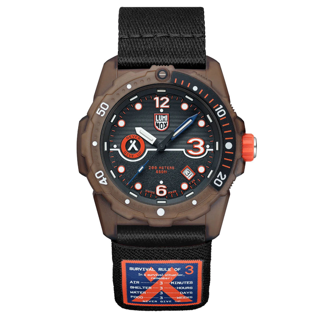 Bear Grylls Survival ECO Series 3 Rules by  Luminox |  Time Keeper.