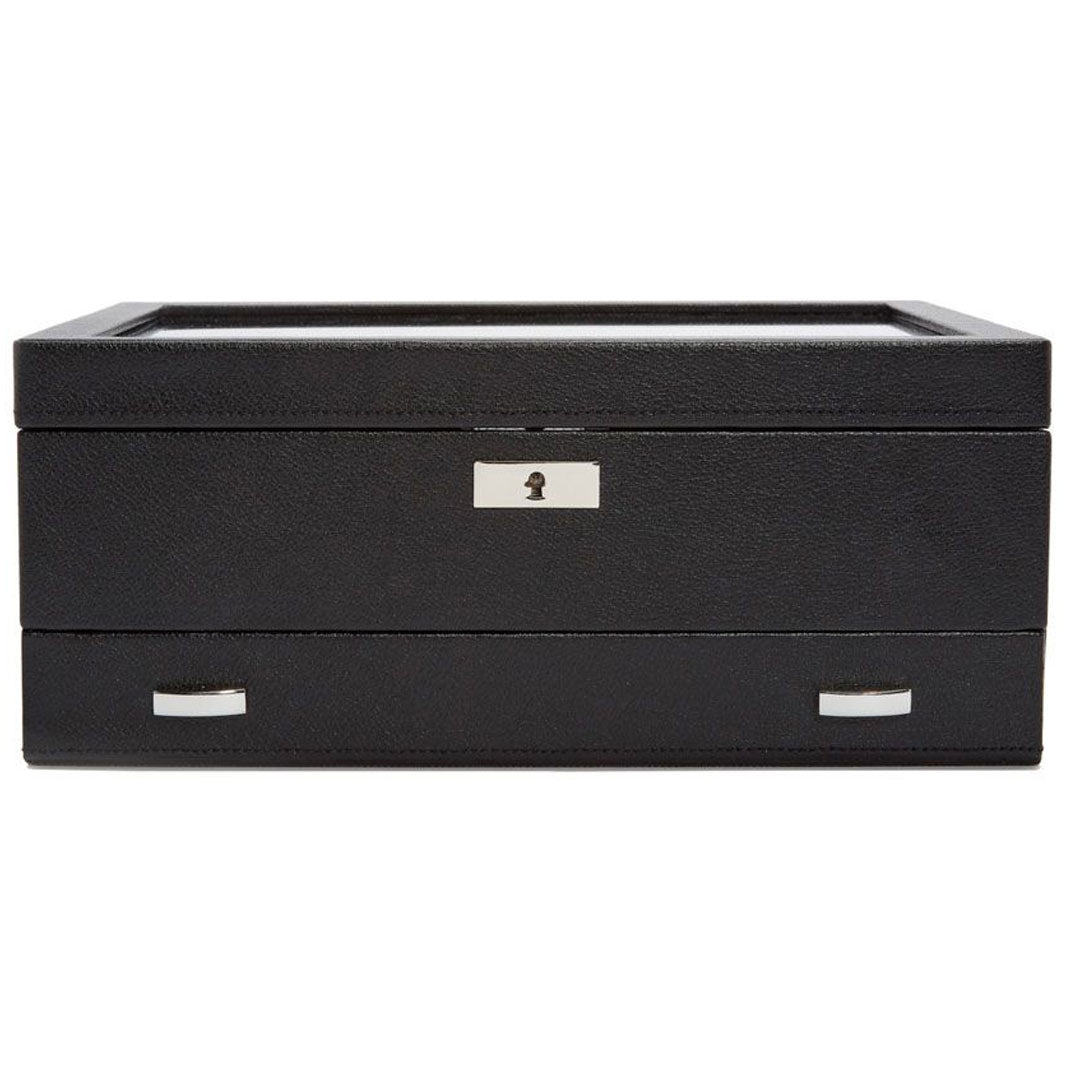 Classic 10 Piece Watch Box with Drawer