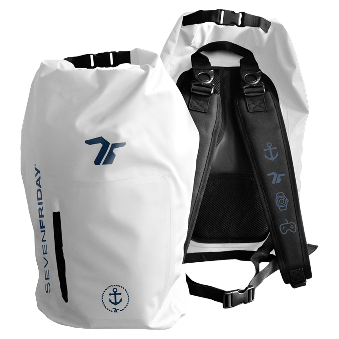 Waterproof Backpack - White