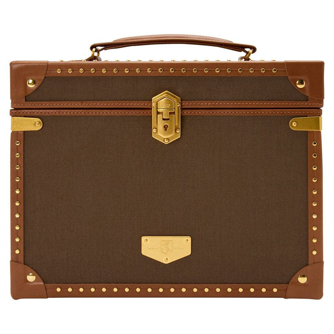 Ida Trunk Jewellery Box - Khaki