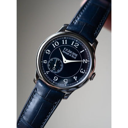 Matte Navy Alligator Signature Curved Strap