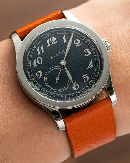 Orange Saffiano Signature Strap
