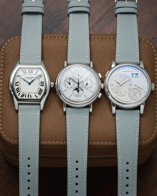 Light Grey Epsom Slim Strap