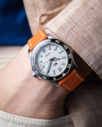 Orange Epsom Slim Strap