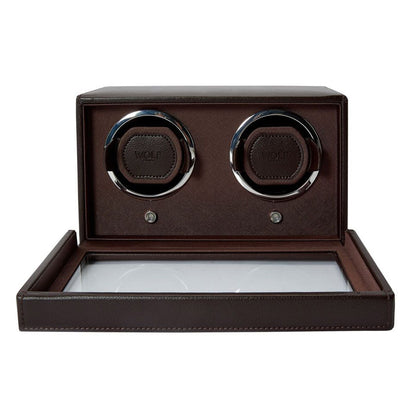 Cub Double Watch Winder with Cover