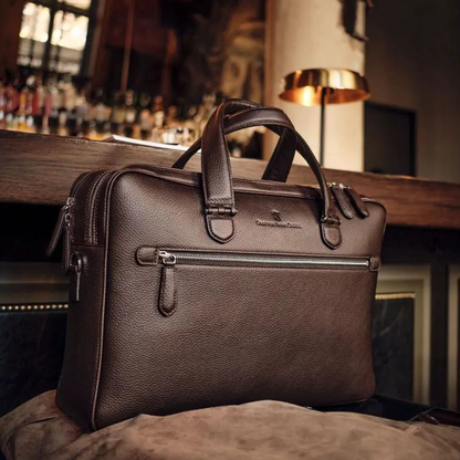 Briefcase Two Compartments Cashmere