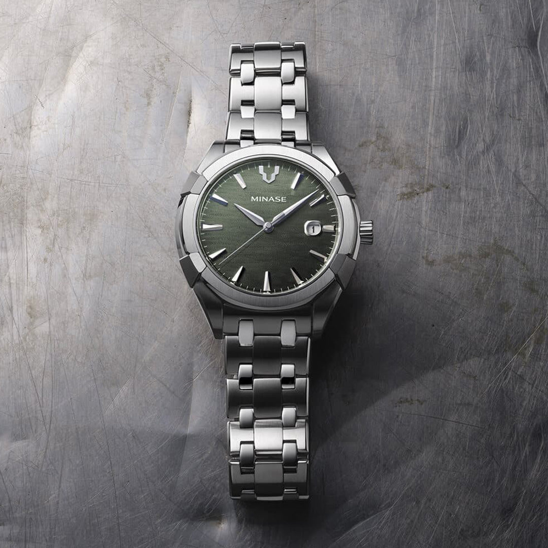 Uruga 42mm Steel - Green