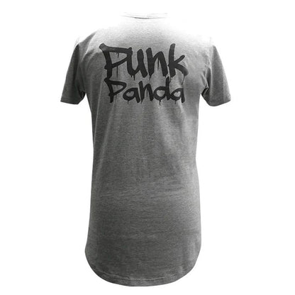 Punk Panda By Rocketbyz T-shirt Grey Melange