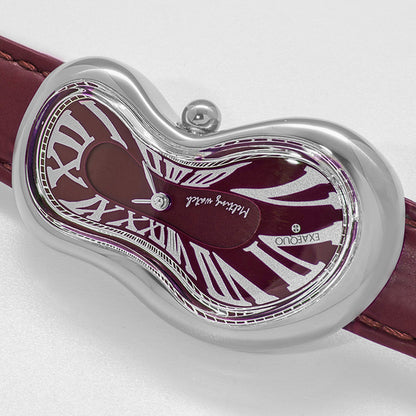 Melting Watch SS 316L Italian Burgundy