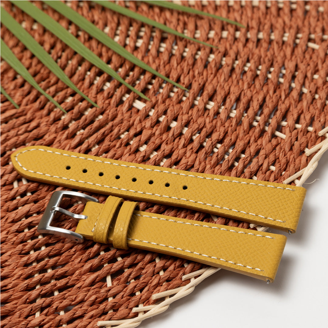 Yellow - TK Leather Strap