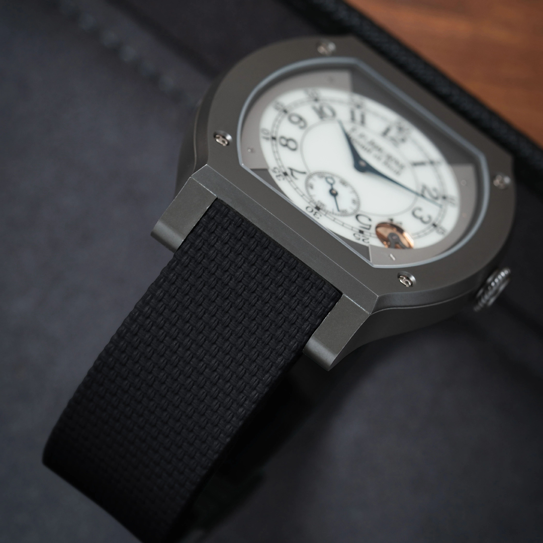 Sailcloth CTS Rubber Strap for F.P. Journe Élégante