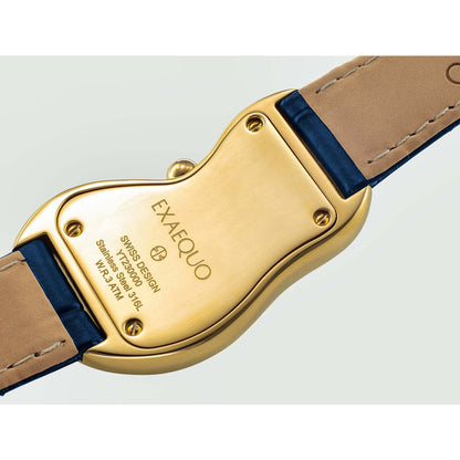 Melting Watch Gold Blue