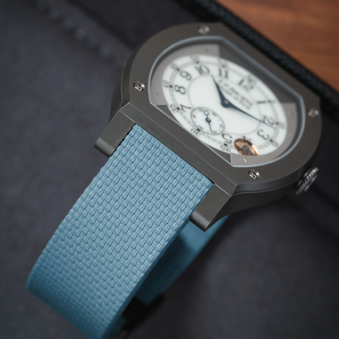 Sailcloth CTS Rubber Strap for F.P. Journe Élégante