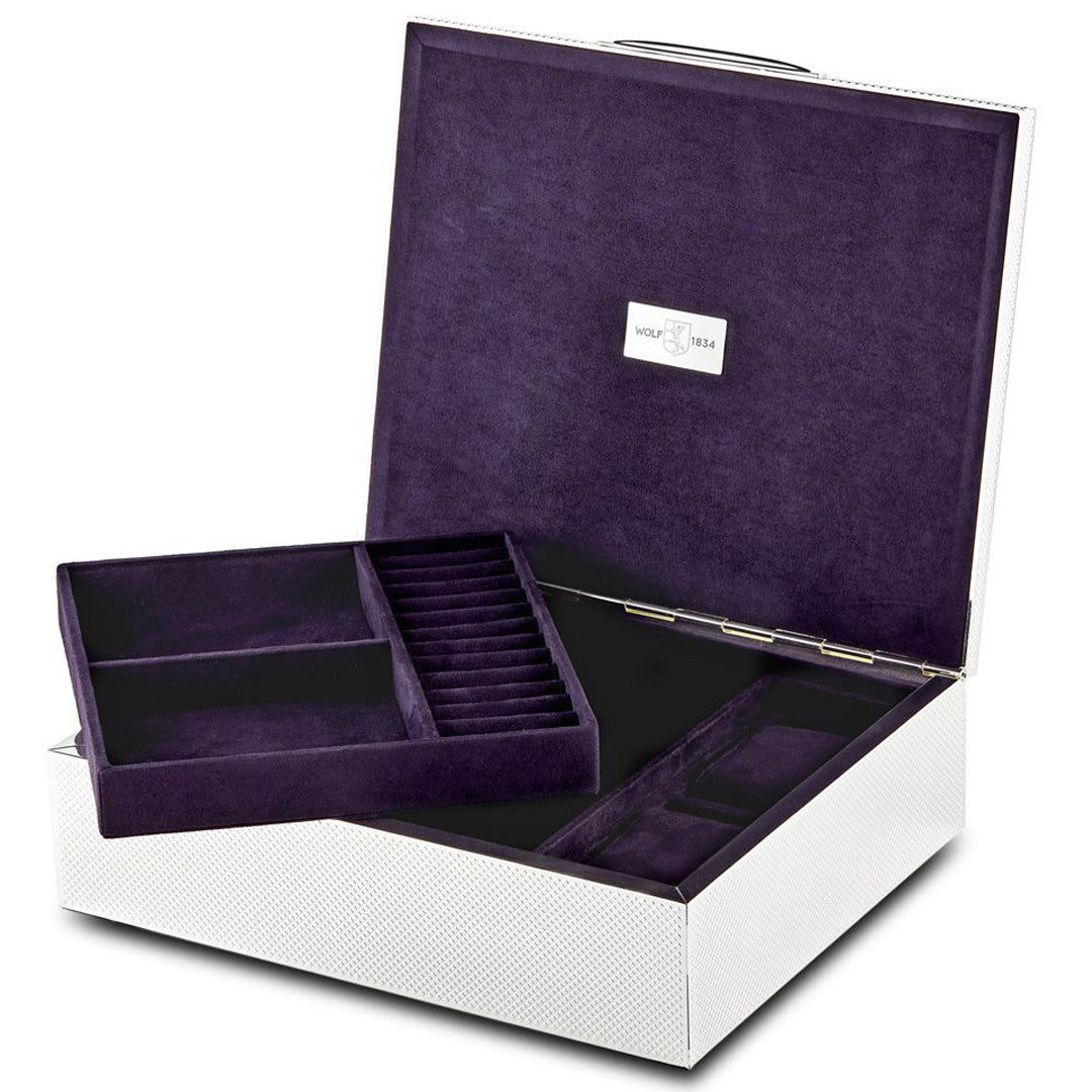 Silver Watch Jewelry and Legacy Box