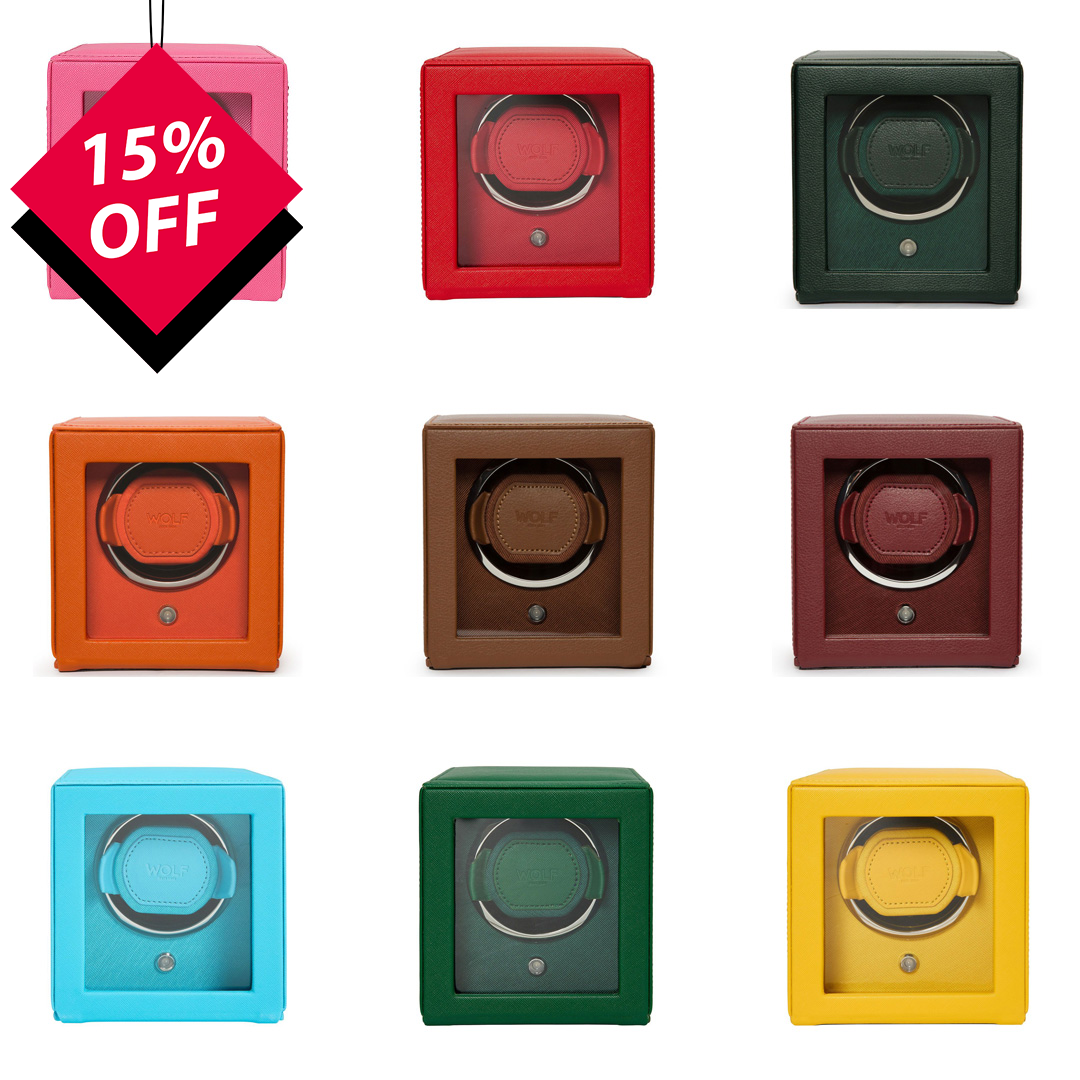 Cub Single Watch Winder with Cover