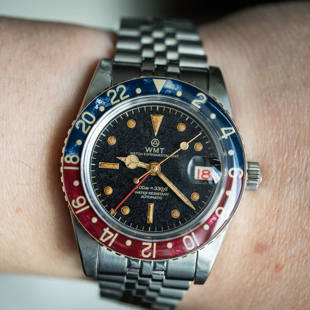 Panton MKII – Black Dial / Heavy Aged