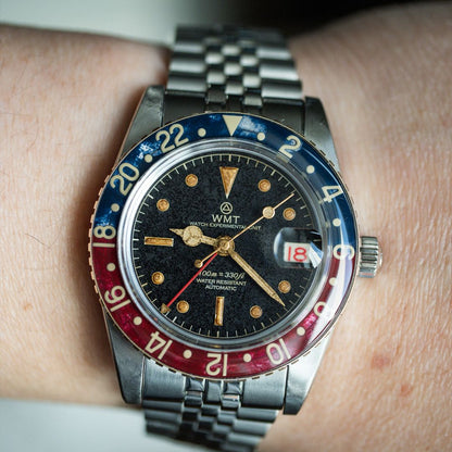 Panton MKII – Black Dial / Heavy Aged