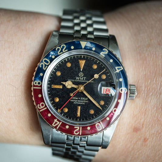 Panton MKII – Black Dial / Heavy Aged