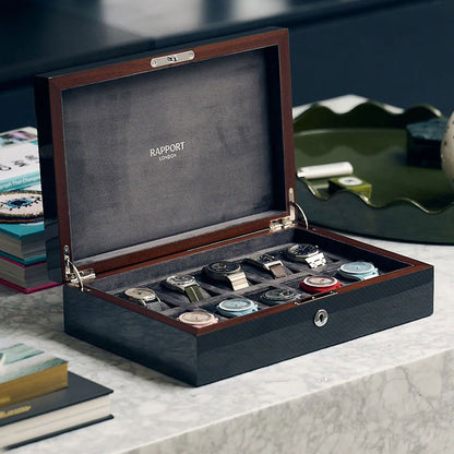 Carbon Fibre 10 Watch Box