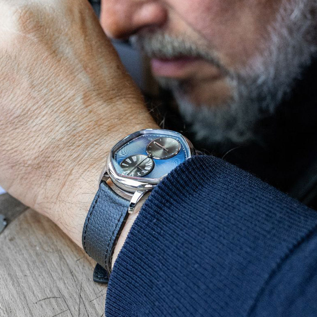Le Régulateur Louis Erard x Cédric Johner Blue