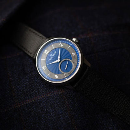 Petite Seconde Guilloché Anthracite Blue