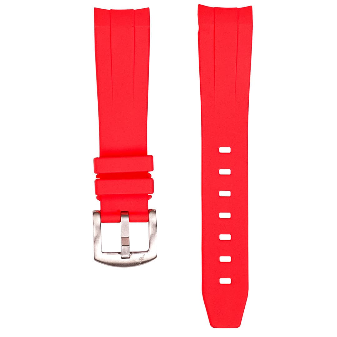 21mm rubber watch strap best sale