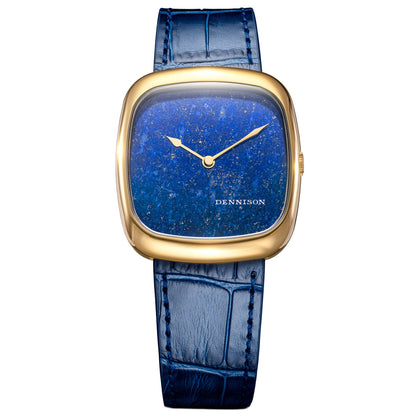 Natural Stone Lapis Lazuli in Gold