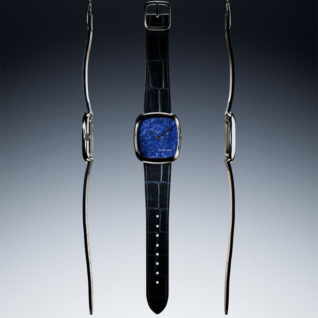 Natural Stone Lapis Lazuli in Steel