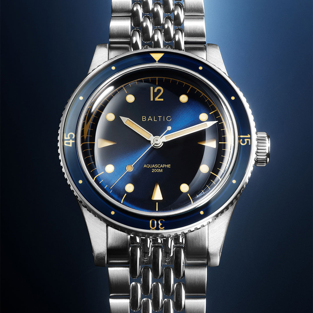 Aquascaphe Classic Blue Gilt – Time Keeper