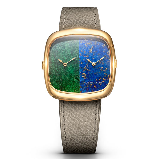 ALD Dual Time - Bloodstone–Lapis In Gold