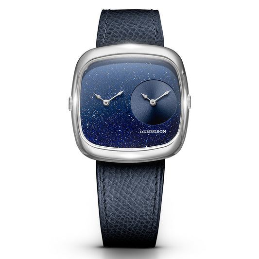 ALD Dual Time – Aventurine – Black Sunray In Steel