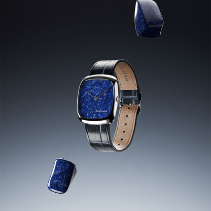 Natural Stone Lapis Lazuli in Steel