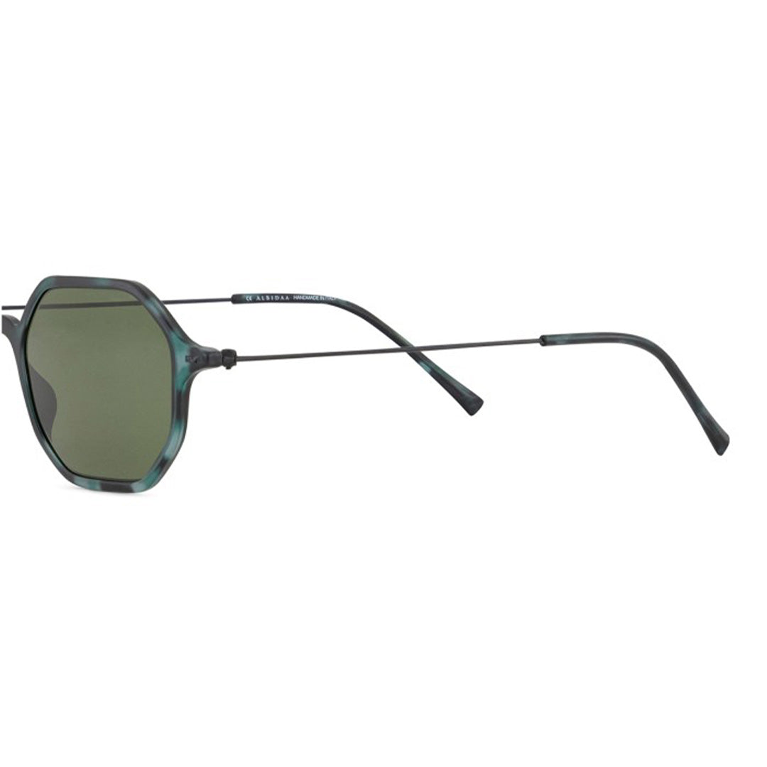 Matt Green Marble Sunglasses– Octagonal