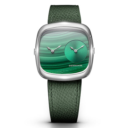 ALD Dual Time - Malachite – Green Sunray In Steel