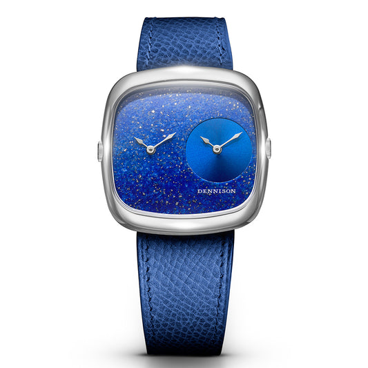 ALD Dual Time – Lapis Lazuli – Blue Sunray In Steel