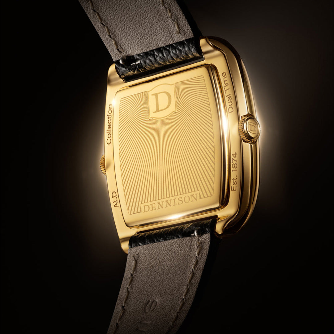 ALD Dual Time - عين النمر- ماربل بالذهب - ALD Dual Time - عين النمر بالذهب
