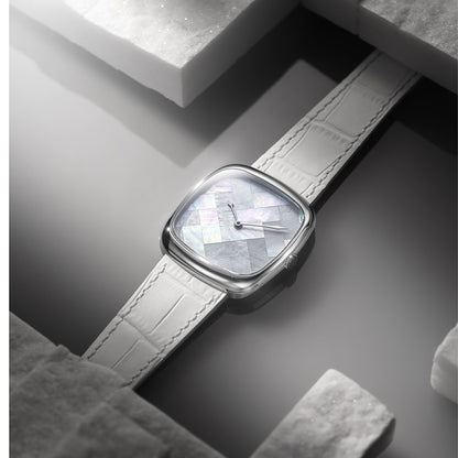 White MOP "Ghost" In Steel