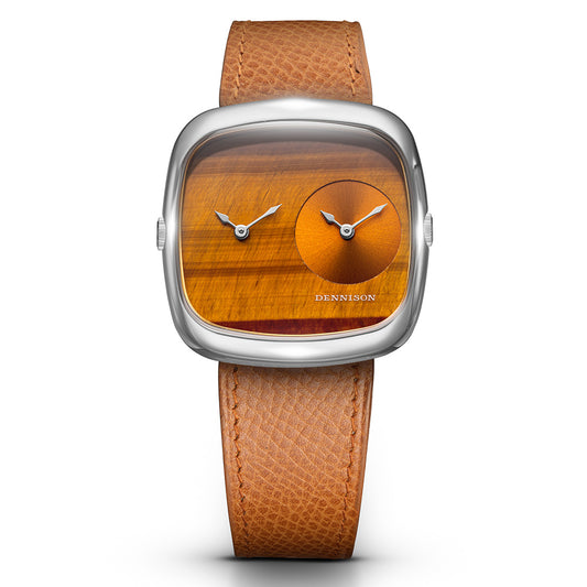 ALD Dual Time – Tiger Eye - Sunray In Steel
